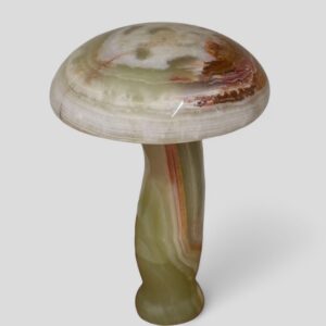 Large Polished Stone Mushroom Carving