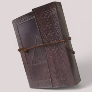 Leather-Bound Deathly Hallows Journal