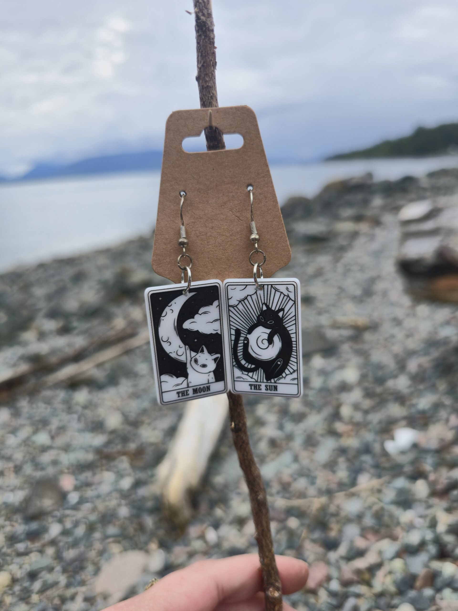 Familiar Spirits – Cat Tarot Earring Collection