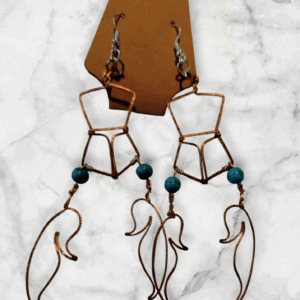 Haida Copper Shield - Earrings