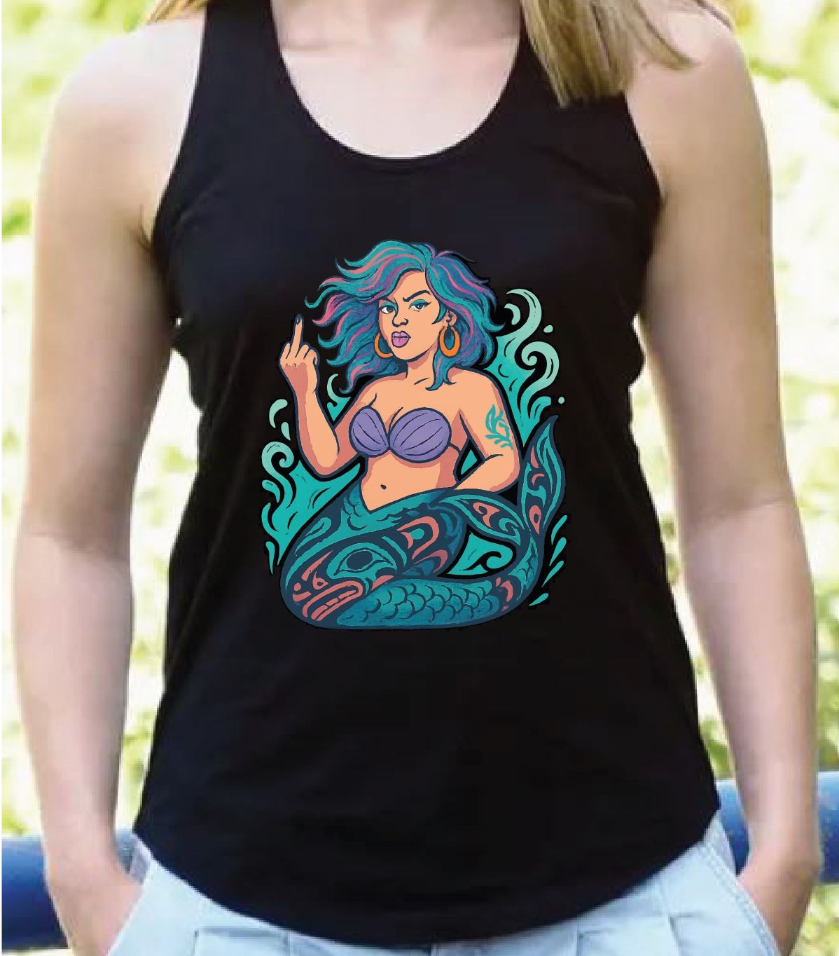 Angry Mermaid – Indigenous Ocean Power Apparel